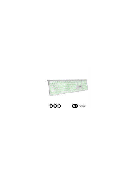SUBBLIM Teclado Bluetooth/2.4G Master iluminado Ext P/B