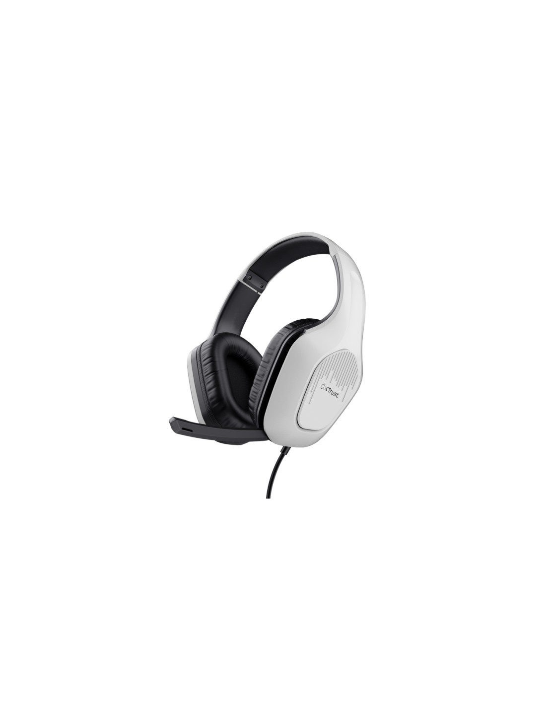 Trust GXT 415PS ZIROX Auriculares Alámbrico Diadema Juego Negro, Blanco