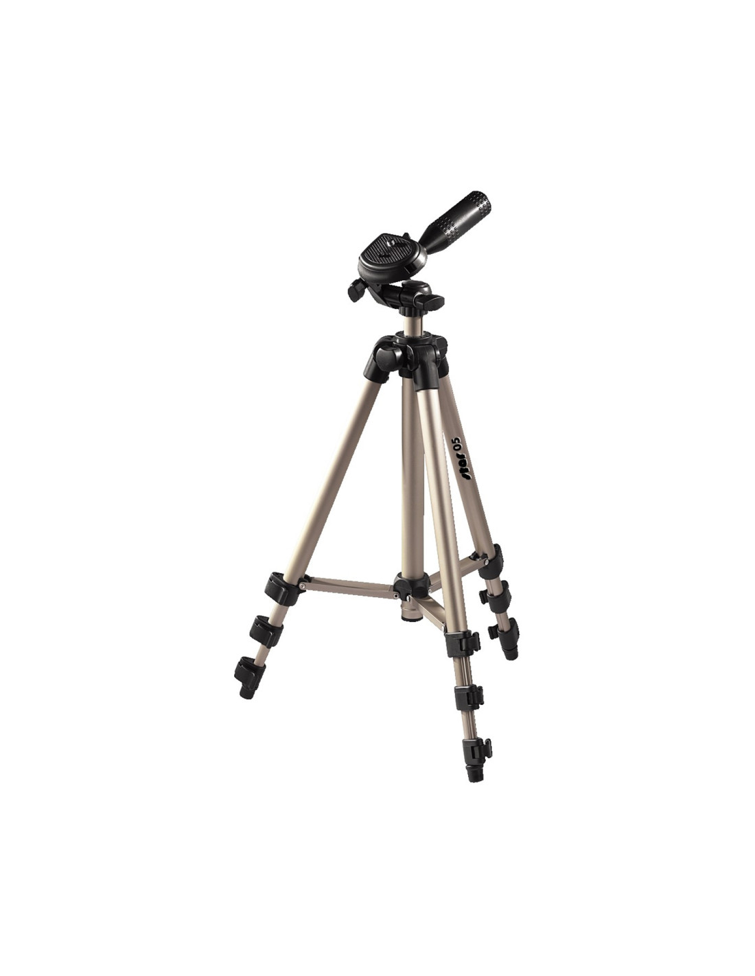 Hama TrÍ­pode para cámaras réflex trÍ­pode extensible aluminio, cabeza 3D, soporte para cámaras de fotos estable, color d