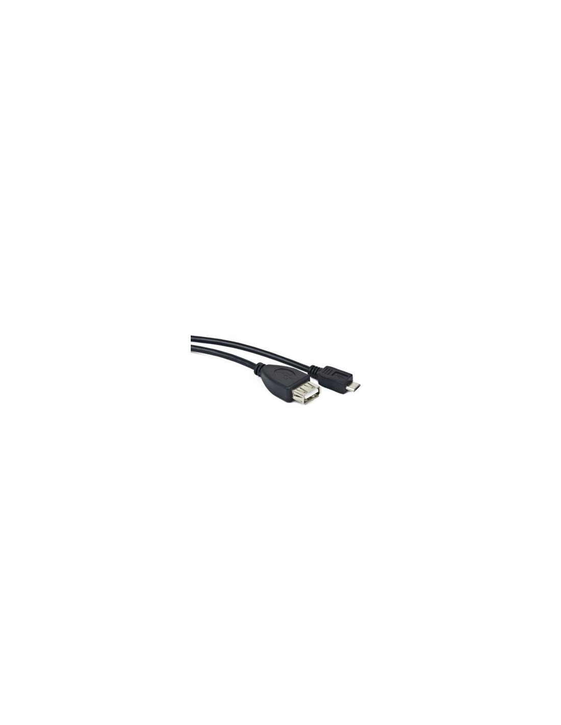 Lanberg OEM-0006 cable USB 0,15 m USB 2.0 USB A Micro-USB B Negro