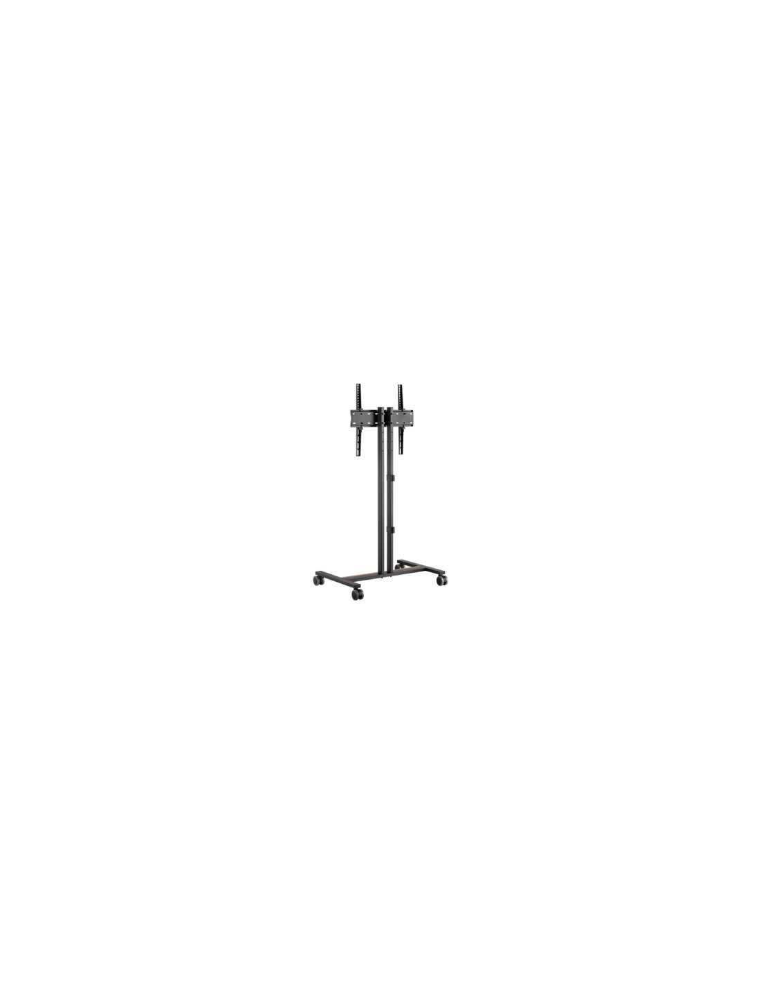 AISENS Soporte de Suelo ECO con Rueda para Monitor/Tv 35Kg de 32-55, Negro