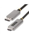 StarTech.com Cable Adaptador de 2m DisplayPort a HDMI - 8K 60Hz - 4K 144Hz - HDR10 - Conversor de VÍ­deo Activo DP 1.4 a HDMI 