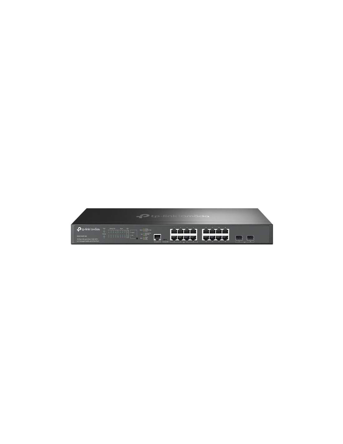 TP-Link Omada SG3218XP-M2 switch Gestionado L2+ 2.5G Ethernet (100/1000/2500) EnergÍ­a sobre Ethernet (PoE) 1U Negro