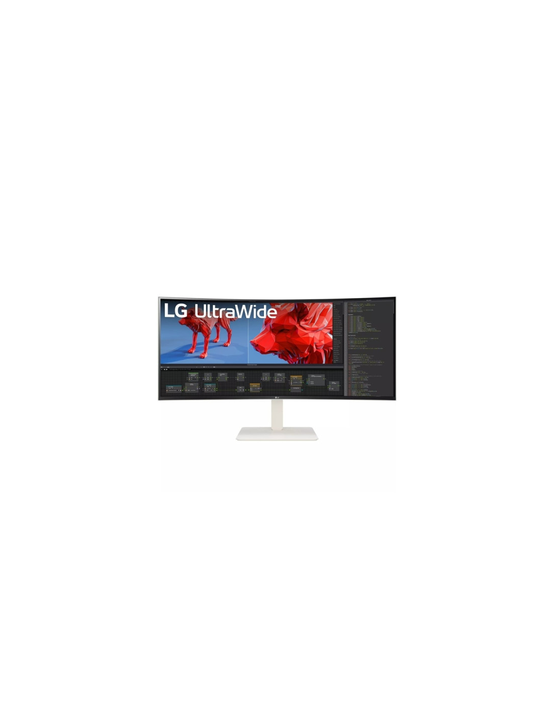 LG 38WR85QC-W pantalla para PC 96,5 cm (38") 3840 x 1600 Pixeles UltraWide Quad HD LCD Blanco