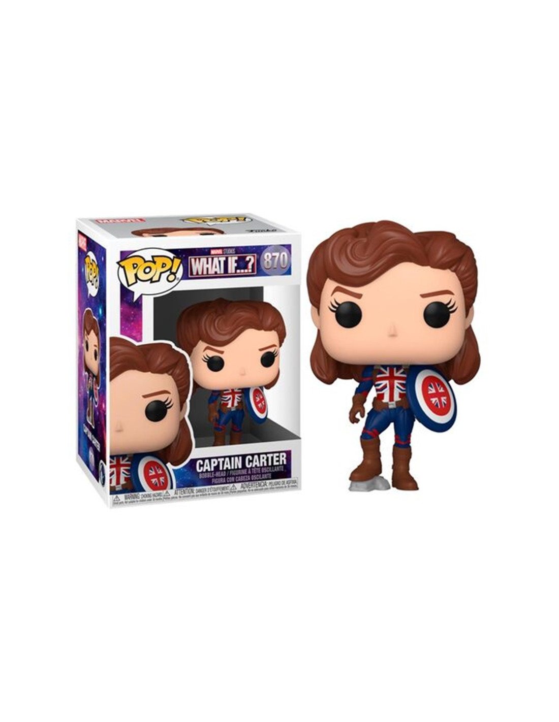 Funko pop marvel what if capitana carter 55811