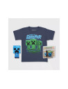 Pop & tee minecraft charged creeper funko + camiseta talla m