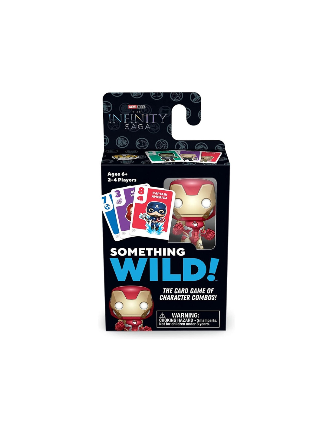Juego de mesa funko something wild! marvel infinity saga iron man pegi 6 60495