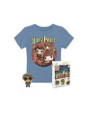 Pop & tee harry potter funko + camiseta trio talla m