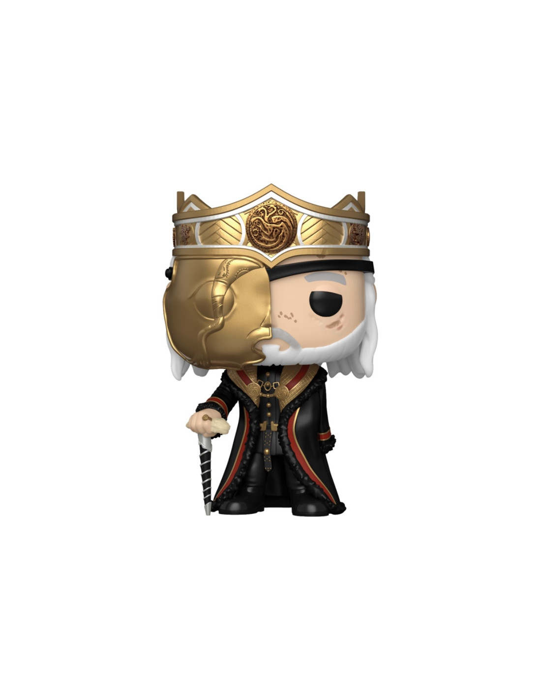 Funko pop casa del dragon viserys con mascara 76474