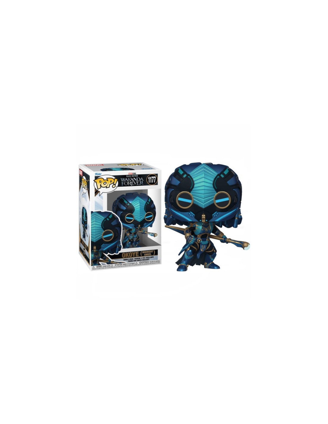 Funko pop marvel black panther wakanda forever okoye midnight angel 66719