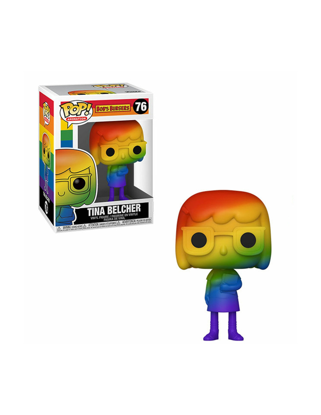 Funko pop animacion dia del orgullo tina belcher arcoiris 56981
