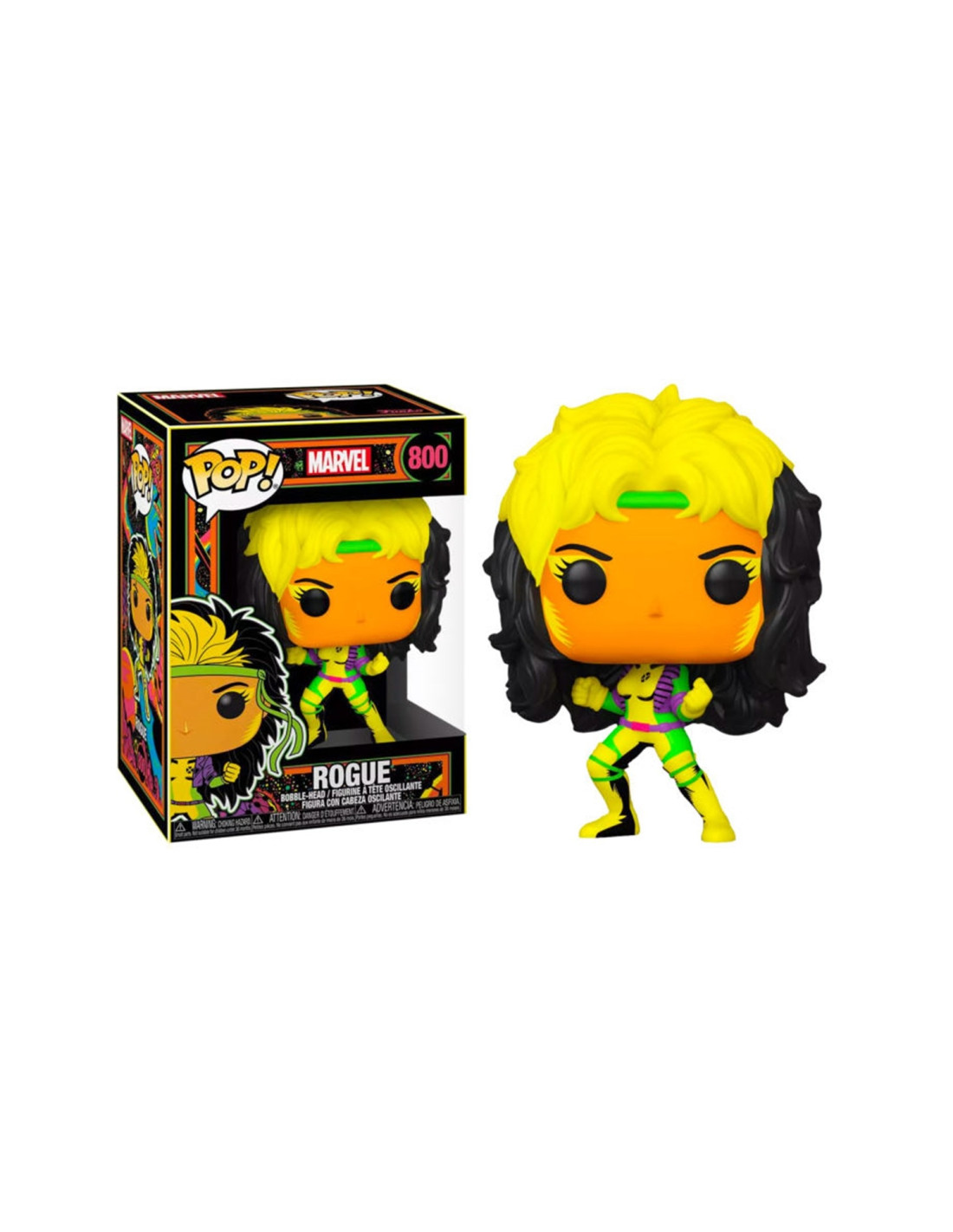 Funko pop marvel black light rogue multicolor exclusivo 55164