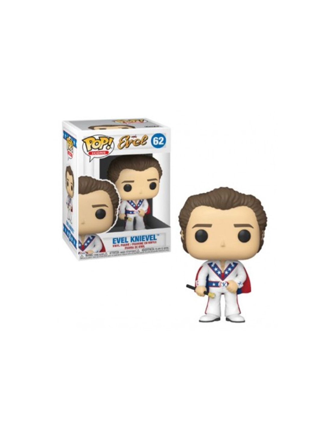 Funko pop iconos evel evel knievel con opcion chase 49837