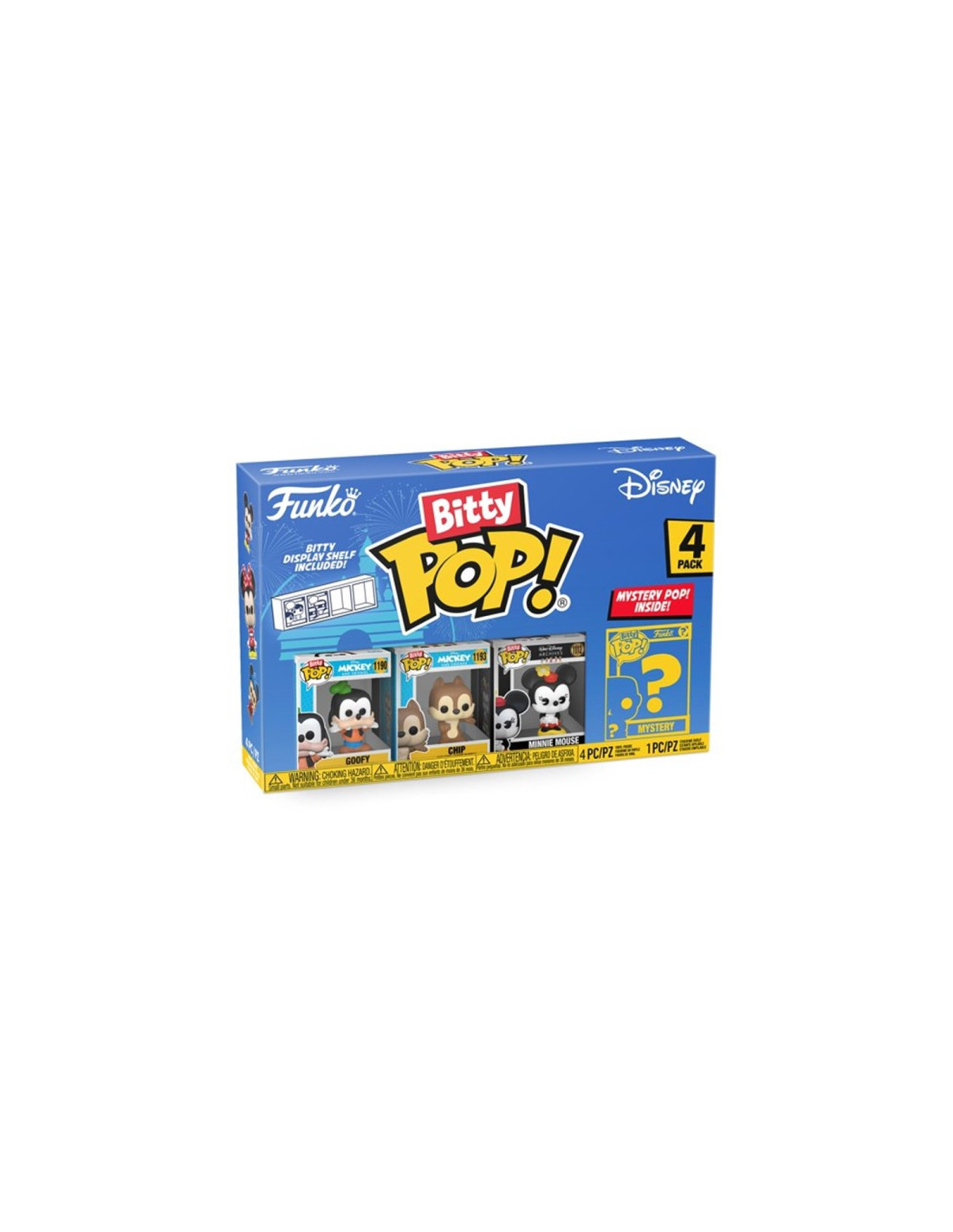 Bitty pop funko disney goofy 4pk