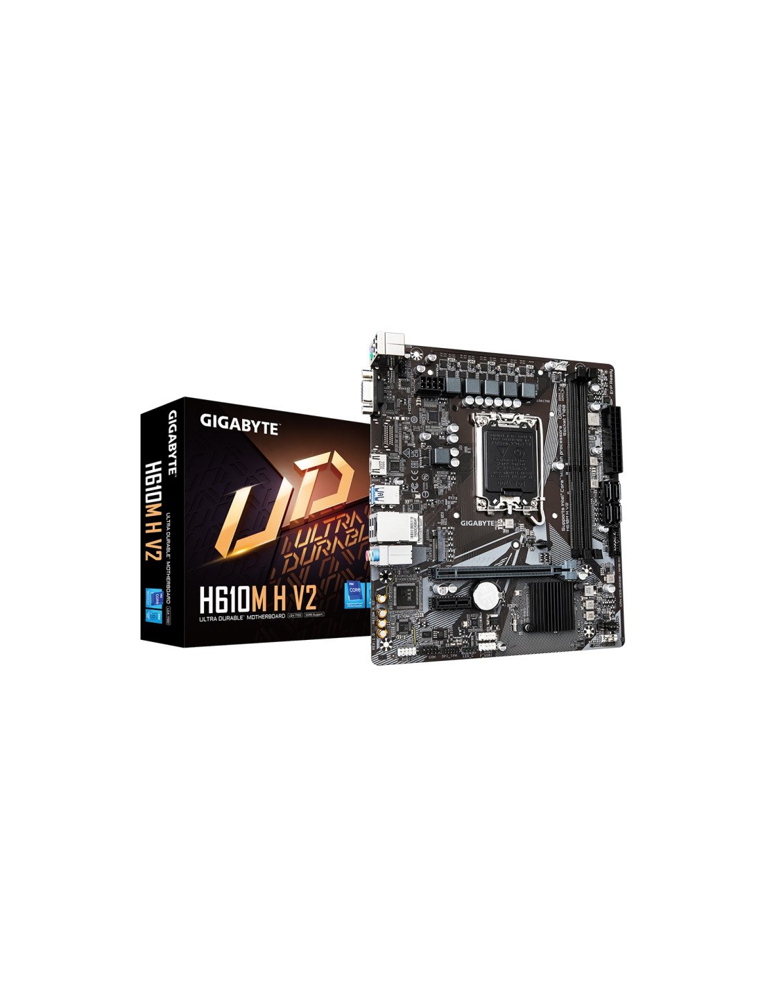 GIGABYTE H610M H V2 placa base Intel H610 Express LGA 1700 micro ATX