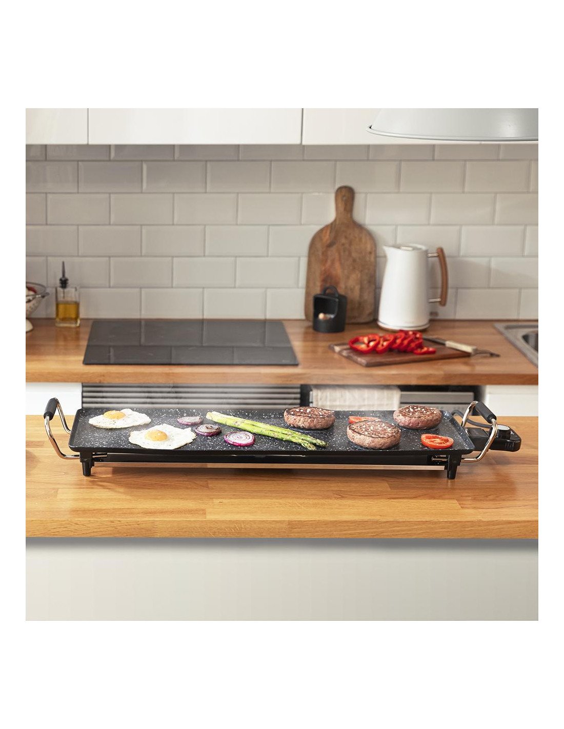 Plancha el?ctrica Tasty&Grill 3000 RockWater XL