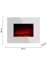 Chimenea el?ctrica ReadyWarm 2690 Flames Connected White