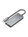 AISENS Hub USB 3.1 USB-C, USB-C/M-1xUSB-C PD 100W+1xUSB-C USB3.0/H+1xUSB-C USB2.0/H+2xUSB-A USB2.0/H, Gris, 15cm
