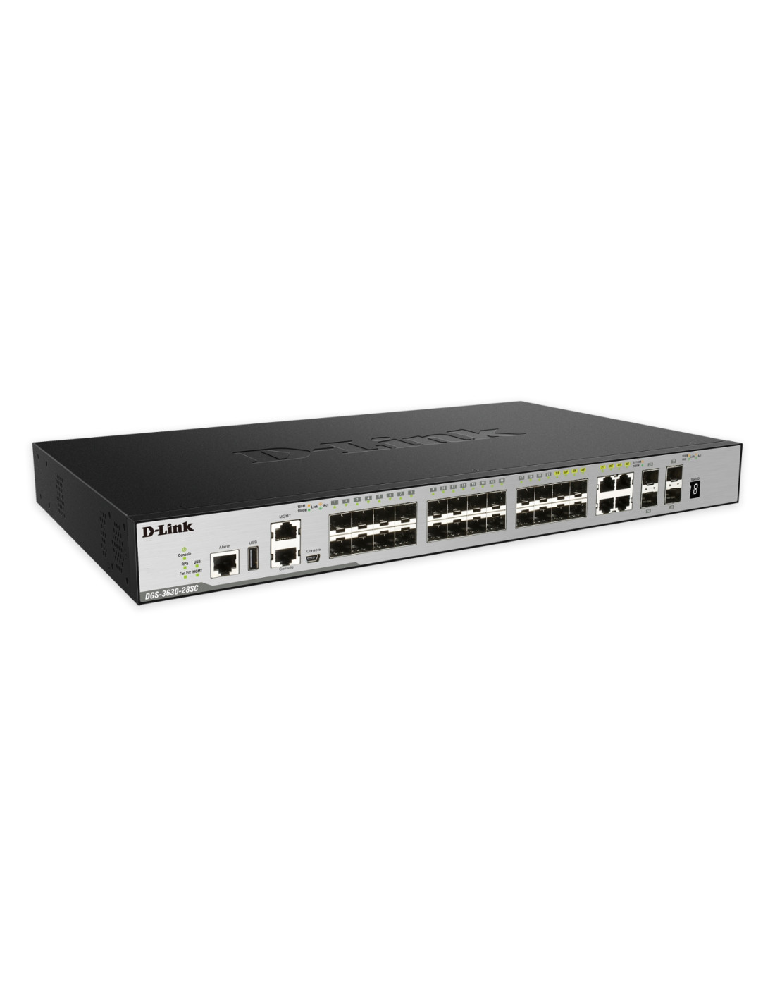 D-Link DGS-3630-28SC switch Gestionado L3 1U Negro
