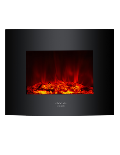 Chimenea electrica decorativa de pared Ready Warm 2600 Curved Flames 2
