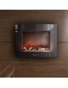 Chimenea electrica decorativa de pared Ready Warm 2600 Curved Flames