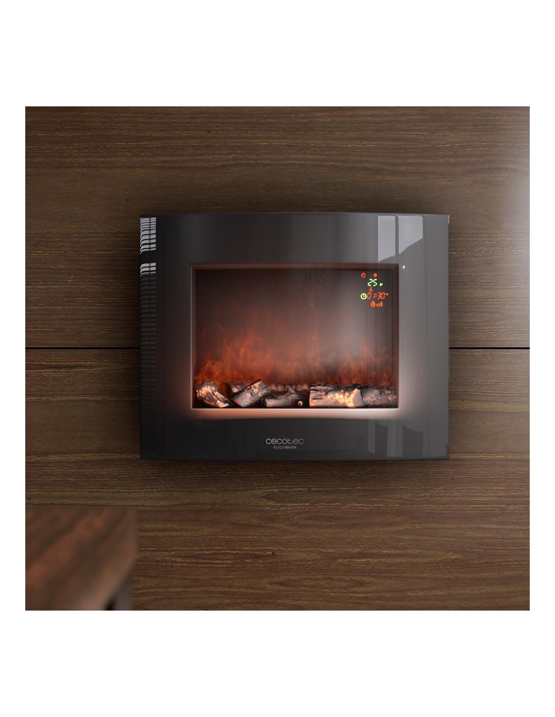 Chimenea electrica decorativa de pared Ready Warm 2600 Curved Flames