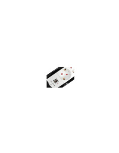 Equip 245553 base múltiple 1,5 m 4 salidas AC Interior Negro, Blanco 2