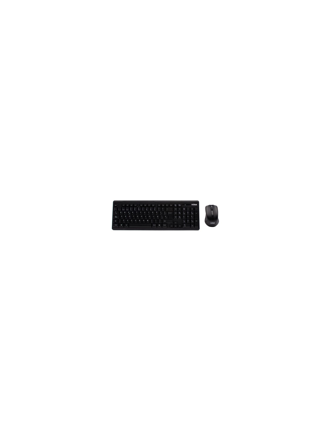 Nilox Combo de ratón más teclado wireless