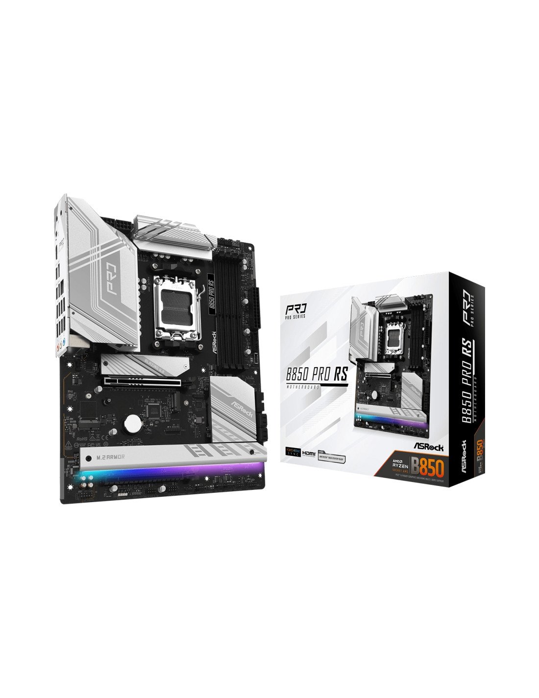 Asrock B850 Pro RS AMD B850 Zócalo AM5 ATX