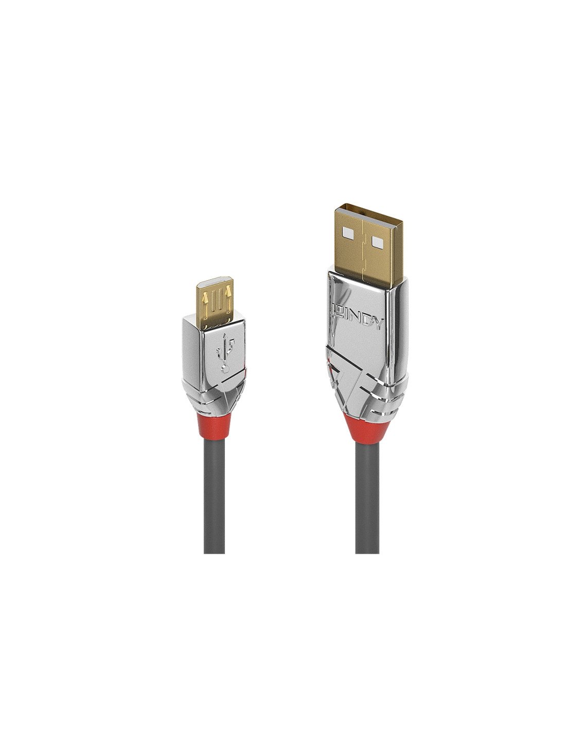 Lindy 36654 cable USB 5 m USB 2.0 USB A Micro-USB B Gris
