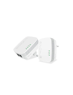 Strong POWERLWF600DUOMINI adaptador de red PowerLine 600 Mbit/s Ethernet Wifi Blanco 2 pieza(s)