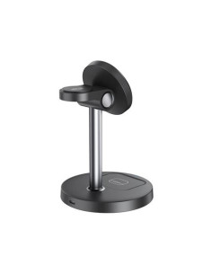CARGADOR INALAMBRICO MAGNETICO 3 EN 1 NEGRO 2
