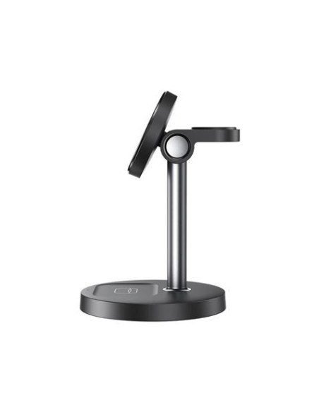 CARGADOR INALAMBRICO MAGNETICO 3 EN 1 NEGRO