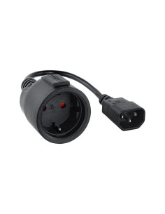 Nanocable Cable Adaptador C14/M a CEE7/H, 16A, 50 cm