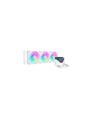 DeepCool LT360 Procesador Sistema de refrigeración líquida todo en uno 12 cm Blanco 1 pieza(s)