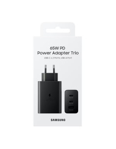 CARGADOR SAMSUNG 65W USB-C 2 PUERTOS USB-A 1 PUERTO
