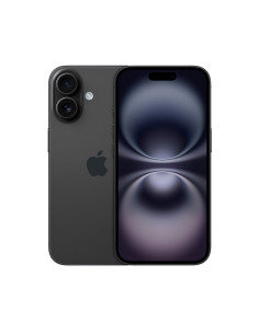 Teléfono móvil iPhone 16 128GB negro.