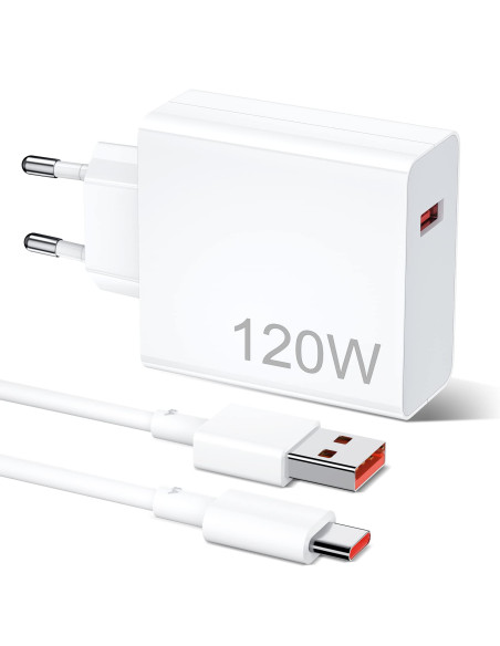 Cargador Original Xiaomi 120W - ¡Potencia garantizada!