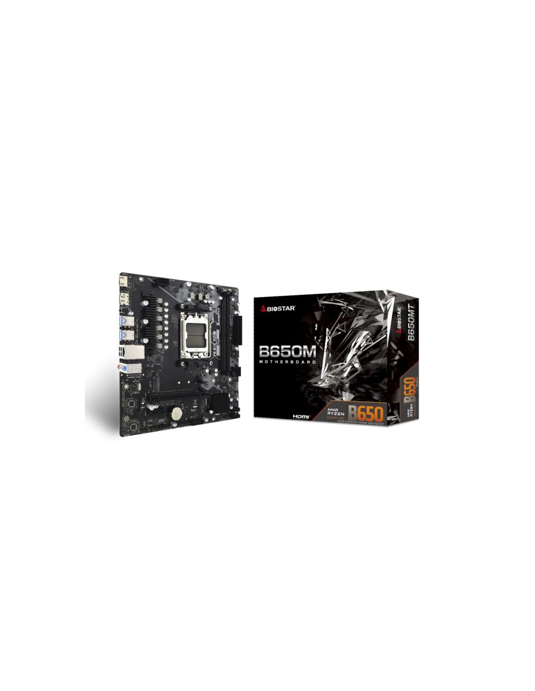 Biostar B650MT placa base AMD B650 Zócalo AM5 micro ATX