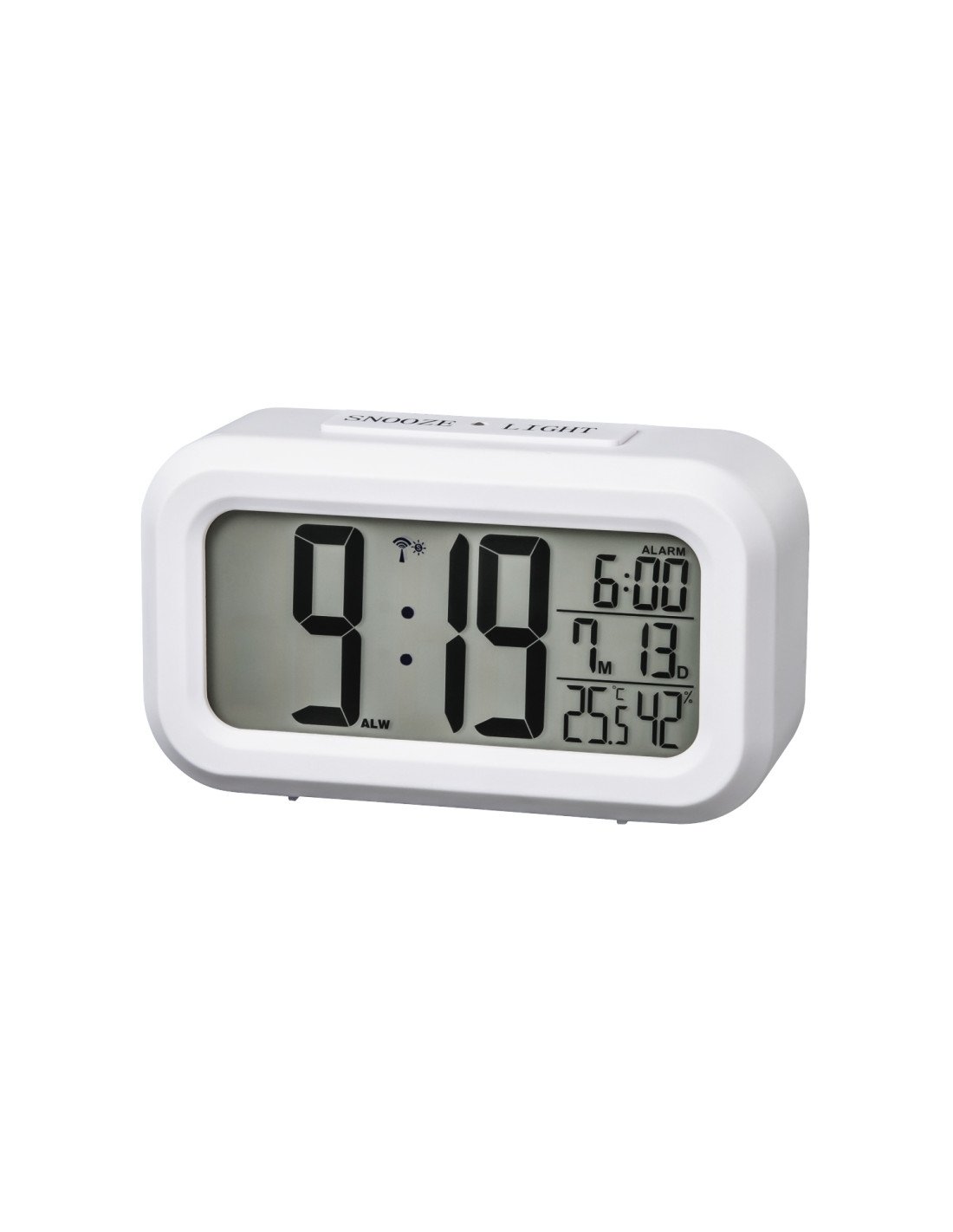 Hama RC 660 Reloj despertador digital Blanco