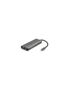 StarTech.com Adaptador Multipuertos USB-C - Docking Station USB Tipo C a HDMI 4K - Hub Ladrón USB 3.0 2 Puertos - SDHC - GbE - 