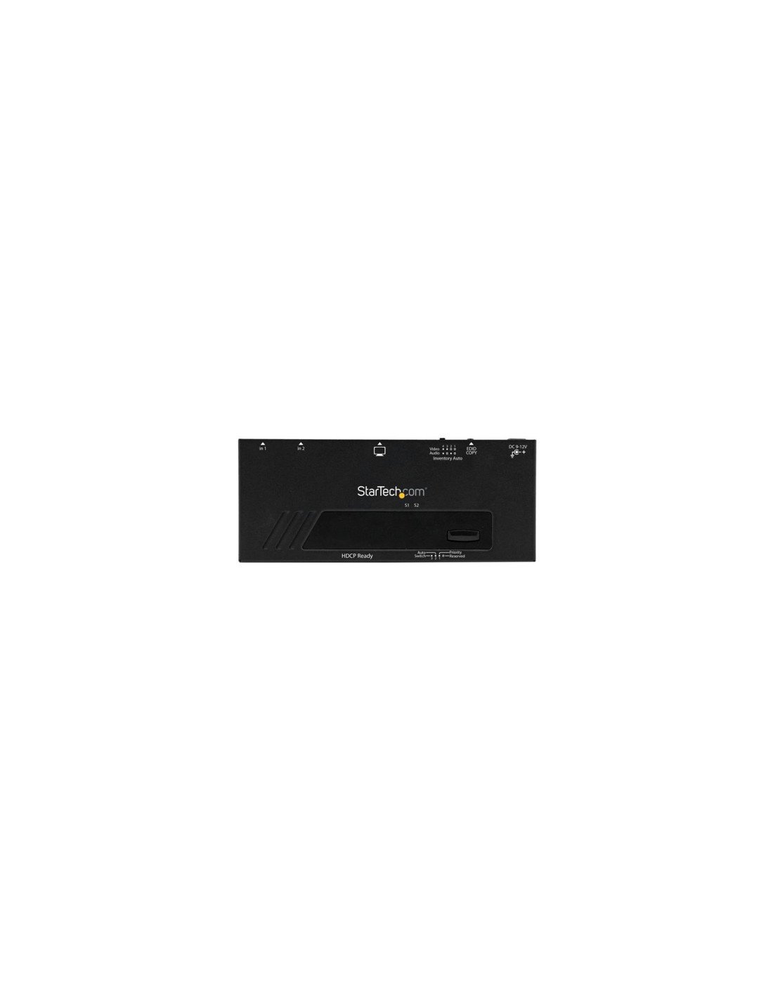 StarTech.com Switch HDMI de 2 Puertos con Conmutado Automático y Prioritario - 1080p - negro