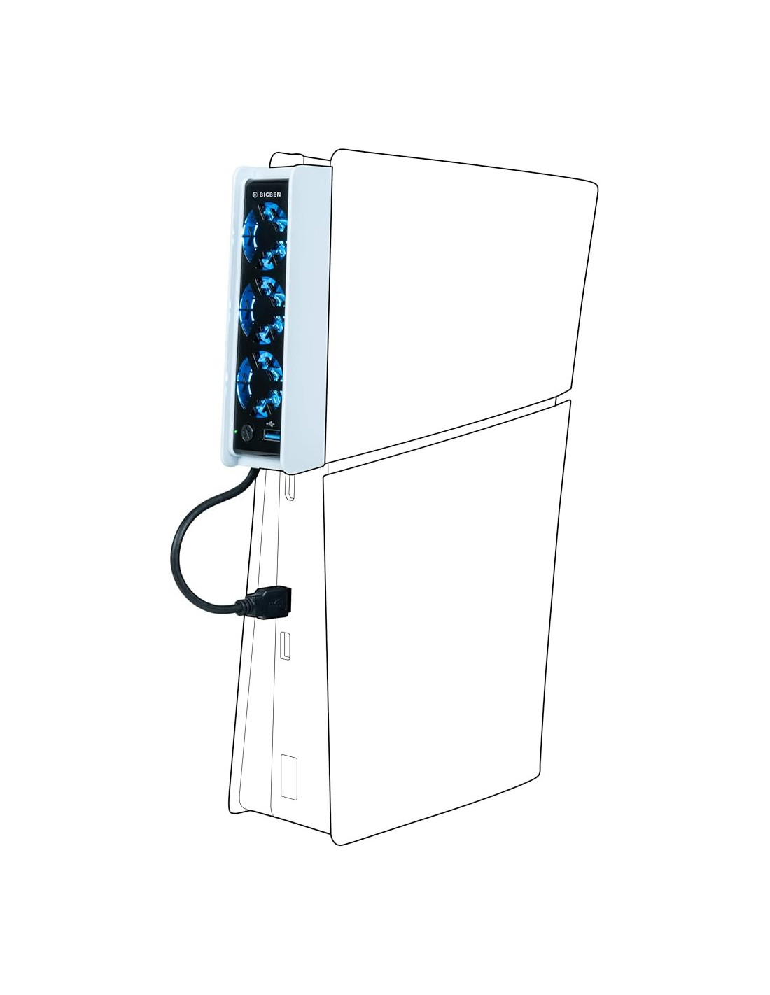 Ventilación eficiente para tu PS5 Slim.