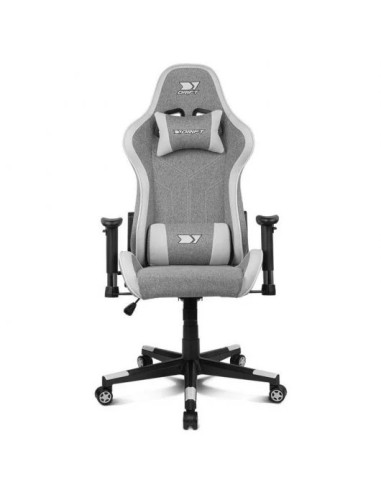 Silla gaming Drift DR90 gris/blanca, irresistible.