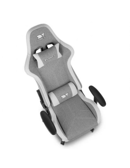 Silla gaming Drift DR90 gris/blanca, irresistible.