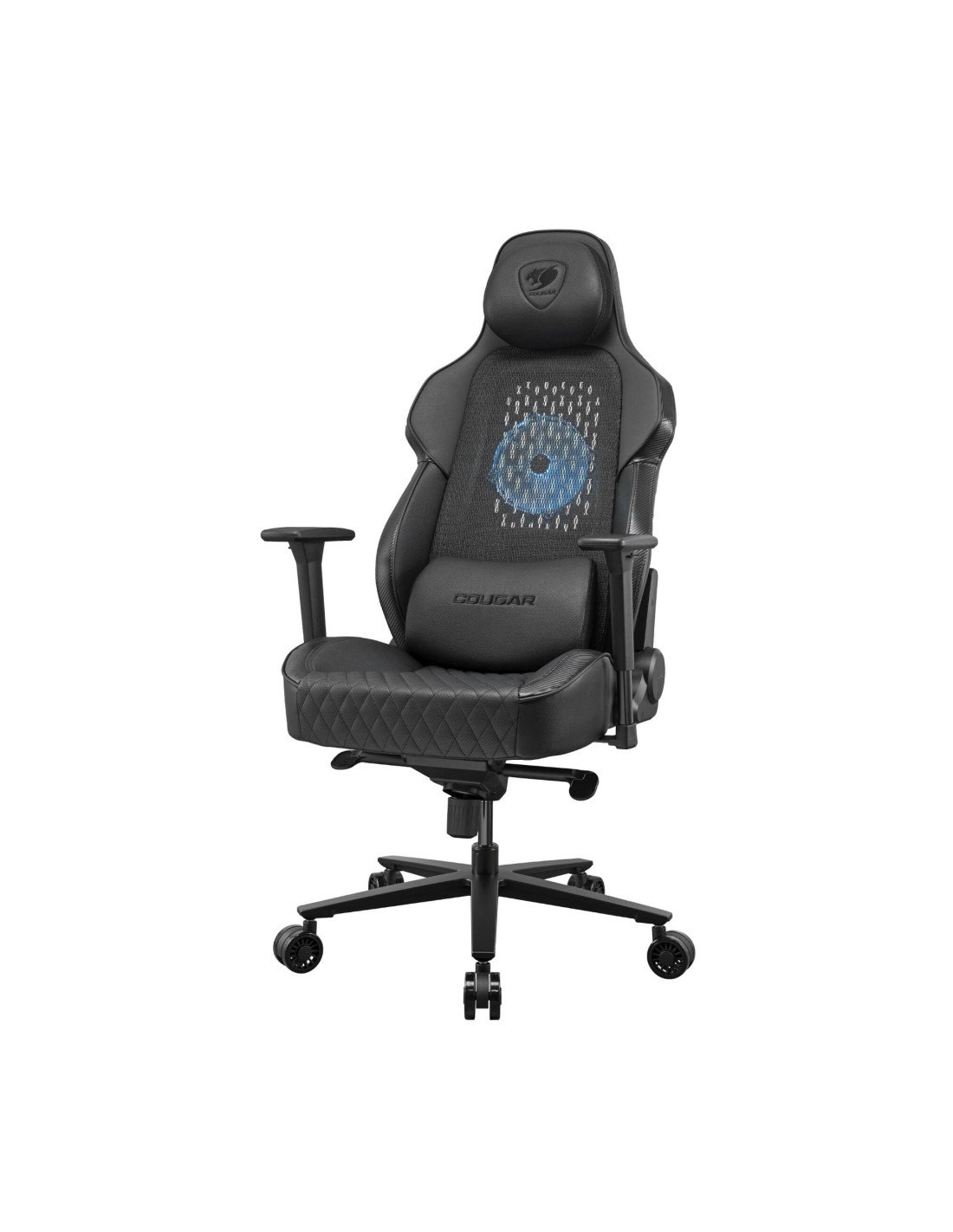 COUGAR Gaming CGR-ARP-BLB Silla para videojuegos universal Asiento acolchado Negro, Naranja