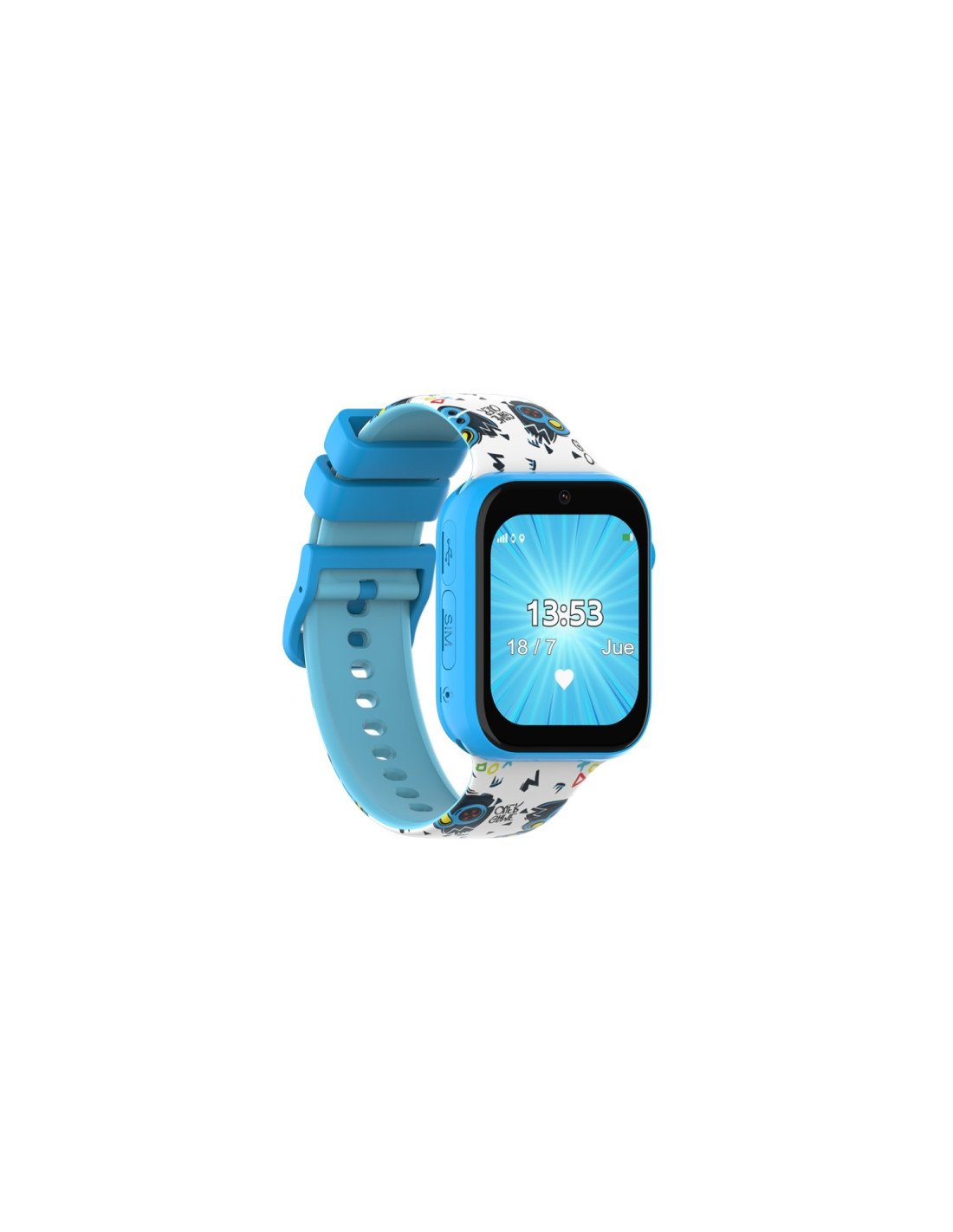 Cefa Hola Watch Reloj Inteligente Fiber + Blue con correa intercambiable y protector pantalla