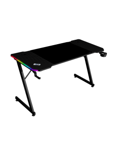 Mars Gaming MGD-X140RGB, Mesa Gaming Ergonómica, Iluminación ARGB con