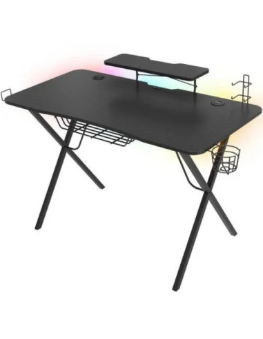 Mesa Gaming Genesis Holm 300RGB Negro