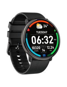 Smartwatch Amoled Negro: Llamadas, Salud, Deporte.